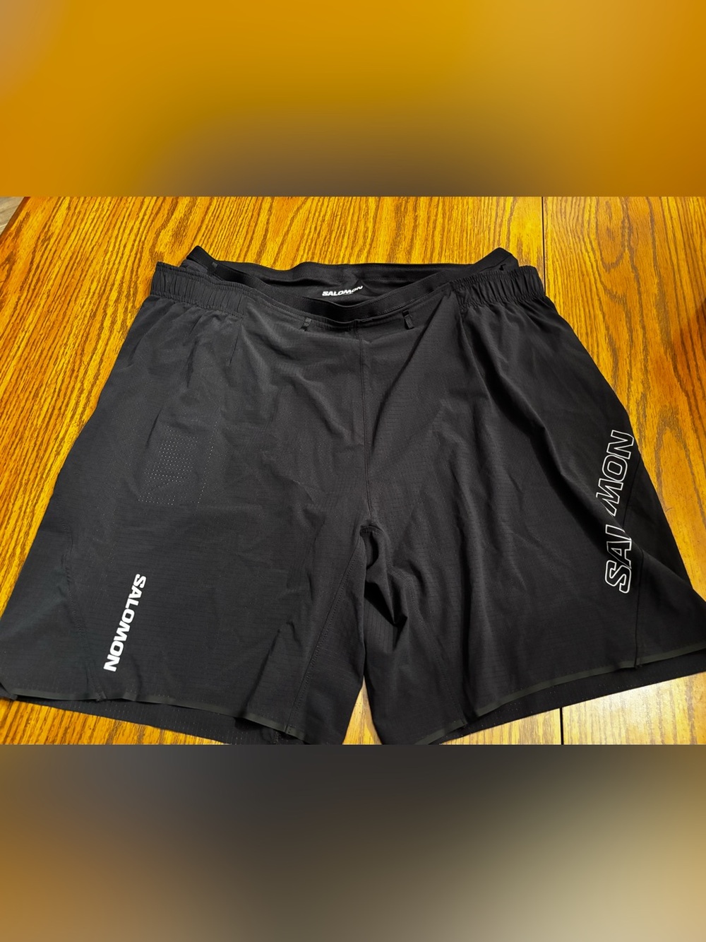 Salomon Sense Aero 7”  Black Men's Athletic Running Shorts XL NWT